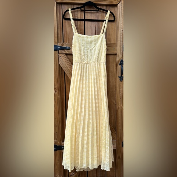 ASOS Dresses & Skirts - ASOS Cottagecore Picnic Style Subtle Checker Pattern Yellow